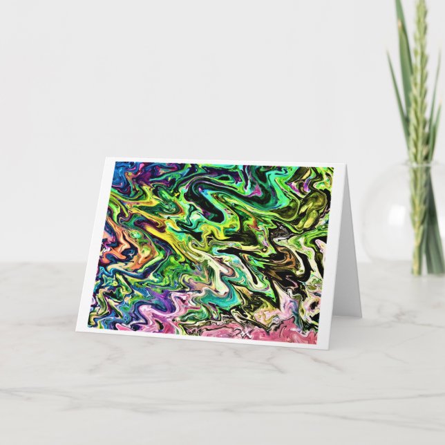Étude couleur Abstraite 106, carte (Devant)