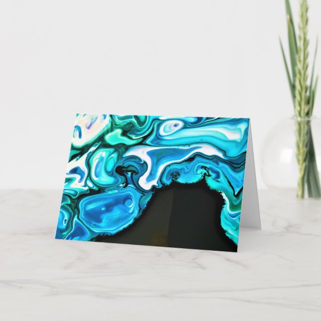 Étude couleur Abstraite 115, carte (Devant)