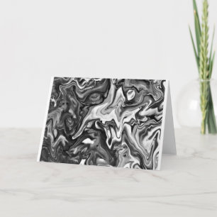 Étude couleur Abstraite 132 / Noir, carte