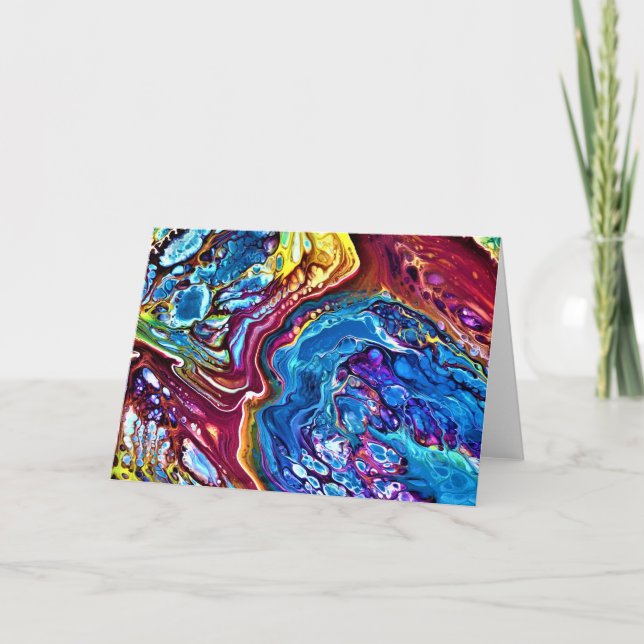 Étude couleur Abstraite 147, carte (Devant)