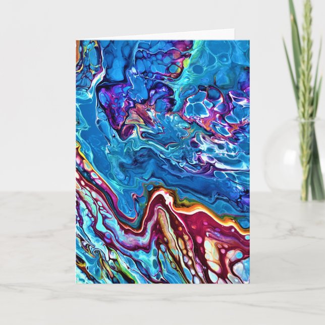 Étude couleur Abstraite 148, carte (Devant)