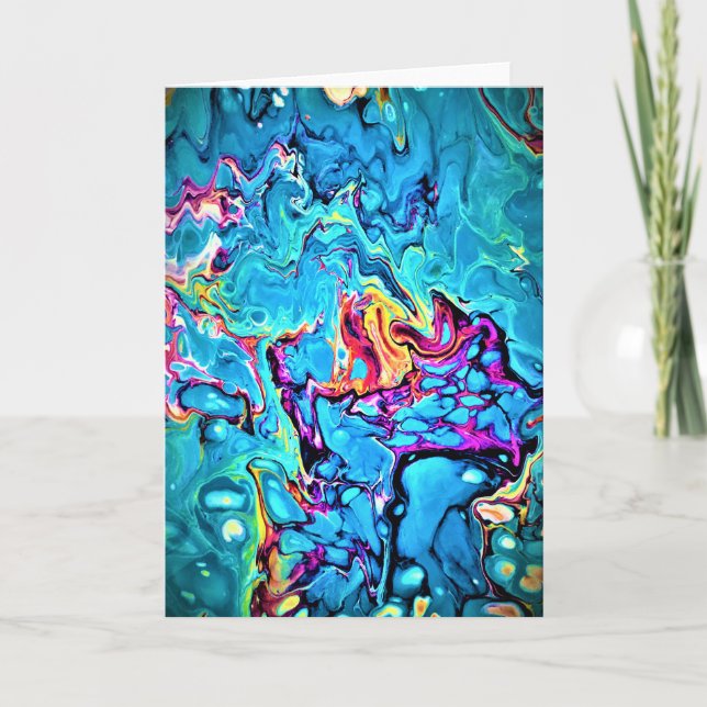 Étude couleur Abstraite 149, carte (Devant)