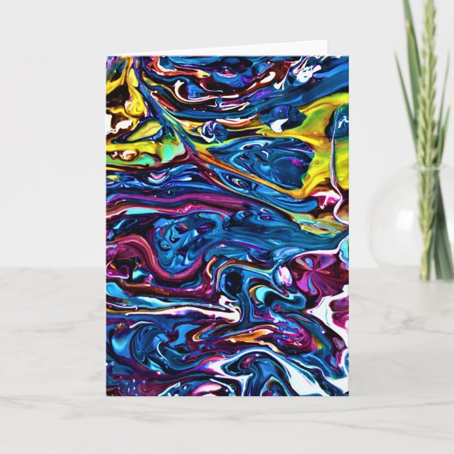 Étude couleur Abstraite 150, carte (Devant)