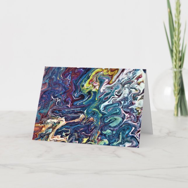Étude couleur Abstraite 155, carte (Devant)