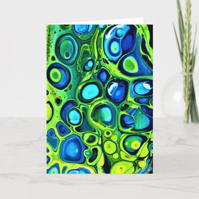 Étude couleur Abstraite 161, carte (Devant)