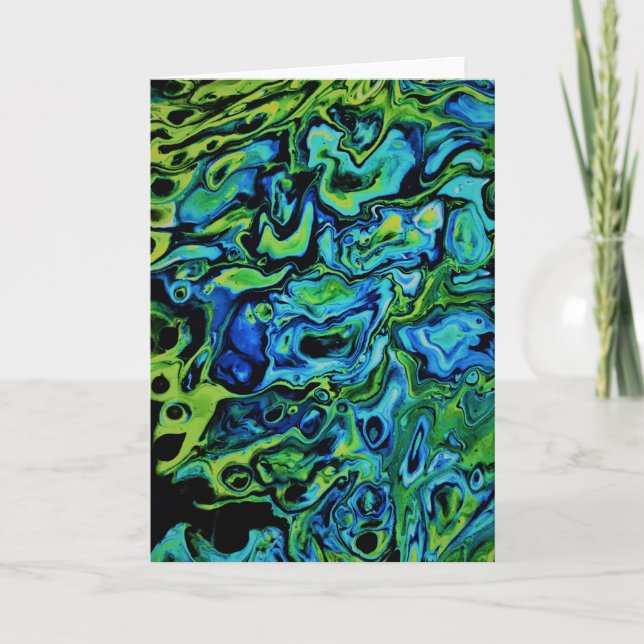 Étude couleur Abstraite 163, carte (Devant)