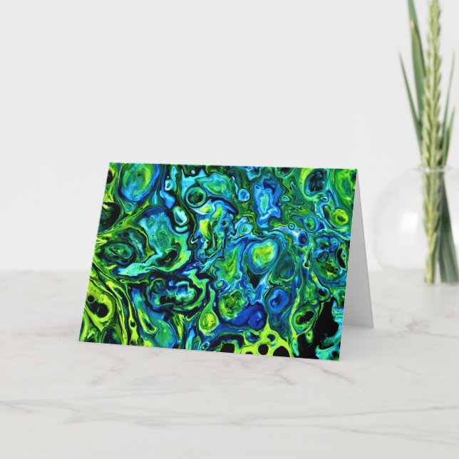 Étude couleur Abstraite 170, carte (Devant)