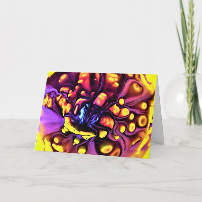 Étude couleur Abstraite 190, carte (Devant)