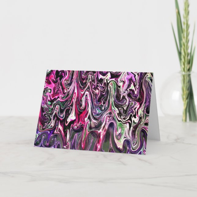 Étude couleur Abstraite 212, carte (Devant)