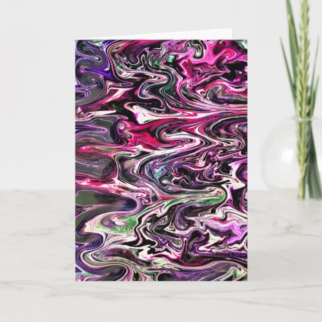 Étude couleur Abstraite 212, carte (Devant)