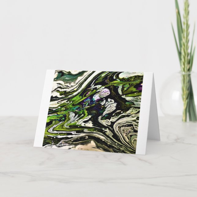 Étude couleur Abstraite 21, carte (Devant)
