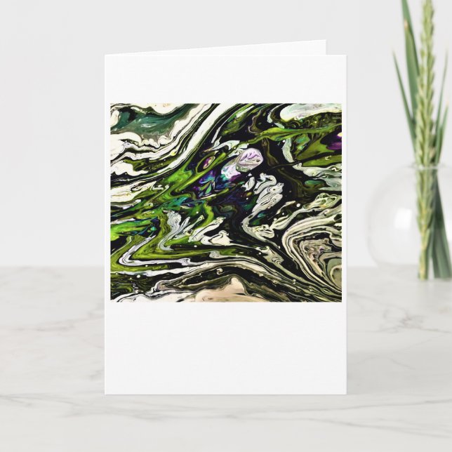 Étude couleur Abstraite 21, carte (Devant)