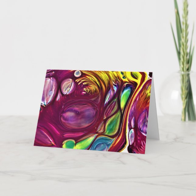 Étude couleur Abstraite 220, carte (Devant)