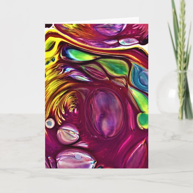 Étude couleur Abstraite 220, carte (Devant)