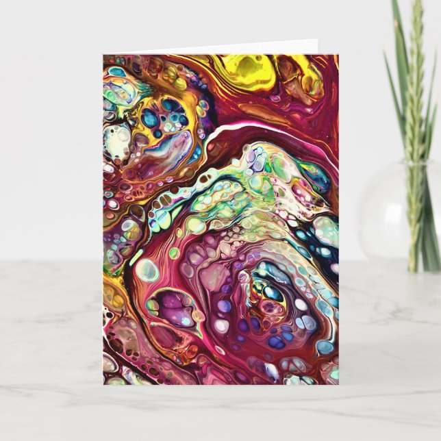 Étude couleur Abstraite 230, carte (Devant)