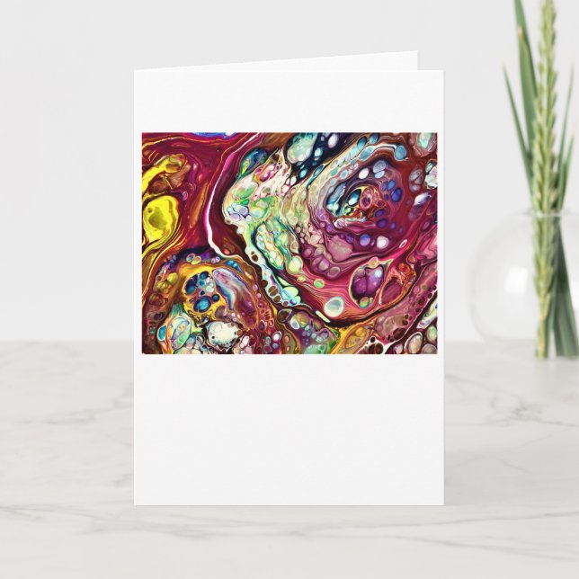 Étude couleur Abstraite 230, carte (Devant)