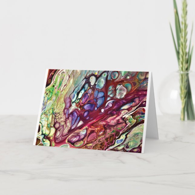 Étude couleur Abstraite 231, carte (Devant)