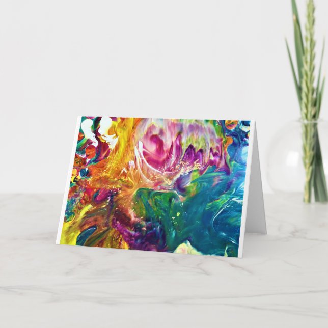 Étude couleur Abstraite 2, carte (Devant)