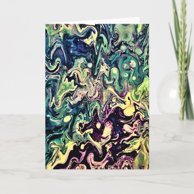 Étude couleur Abstraite 301, carte (Devant)