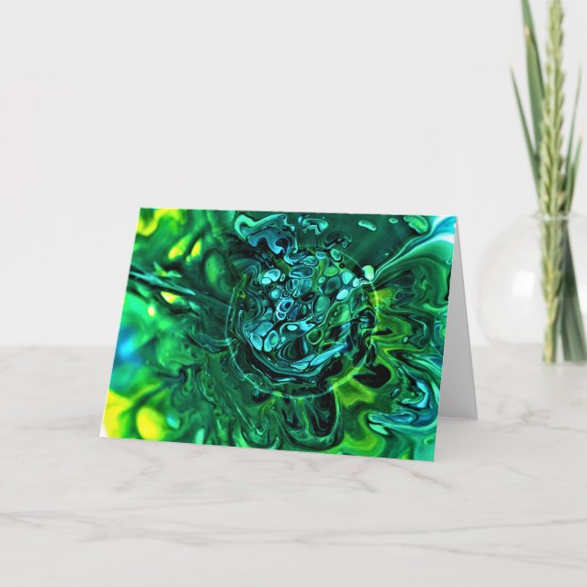 Étude couleur Abstraite 310, carte (Devant)