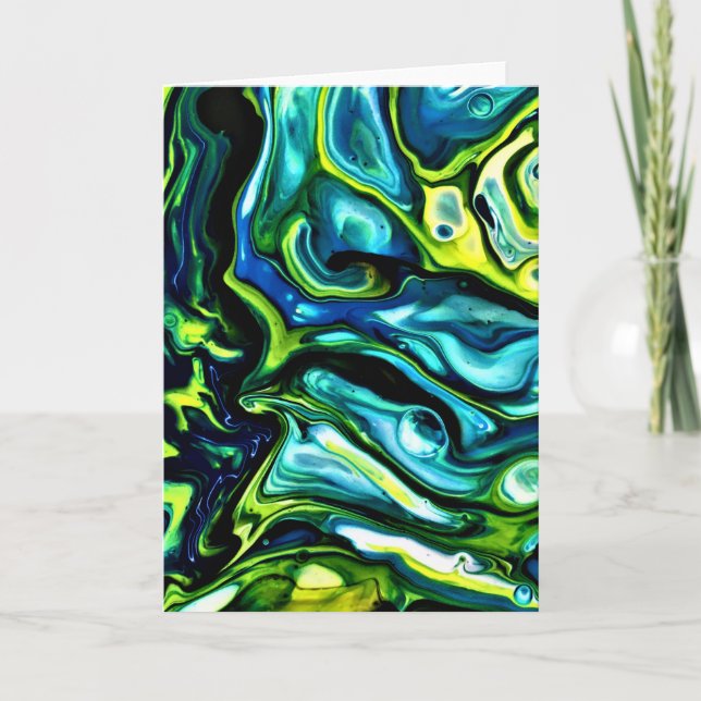 Étude couleur Abstraite 315, carte (Devant)