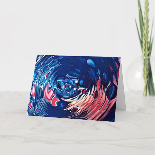 Étude couleur Abstraite 330, carte (Devant)