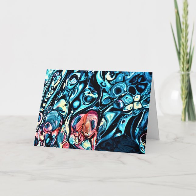 Étude couleur Abstraite 340, carte (Devant)