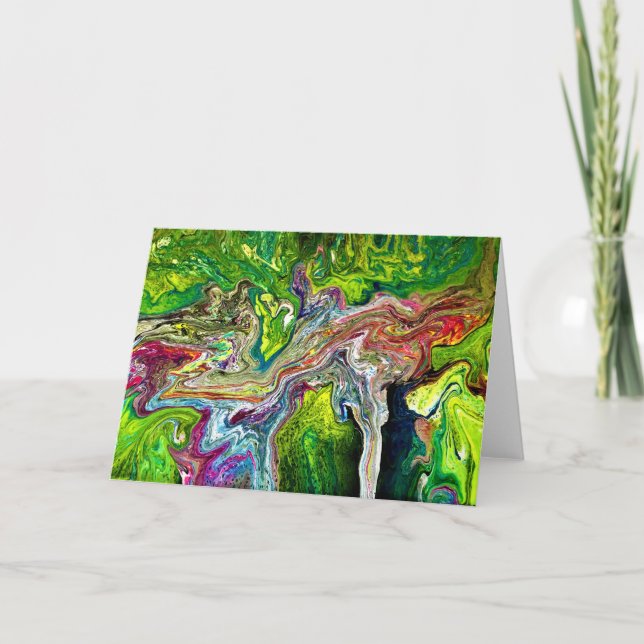 Étude couleur Abstraite 50, carte (Devant)
