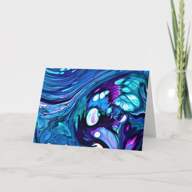 Étude couleur Abstraite 98, carte (Devant)