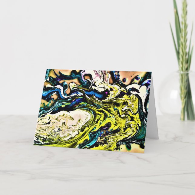 Étude de couleur Abstraite 13, carte (Devant)