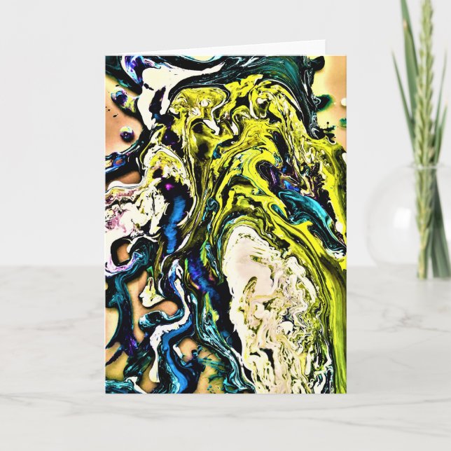 Étude de couleur Abstraite 13, carte (Devant)