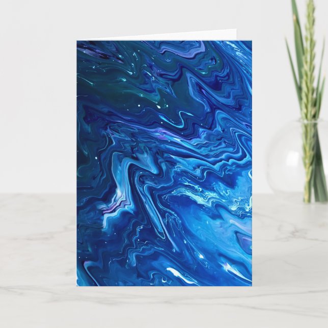 Étude de couleur Abstraite 141, carte (Devant)