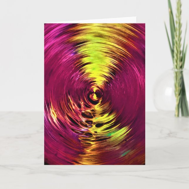 Étude de couleur Abstraite 142, carte (Devant)