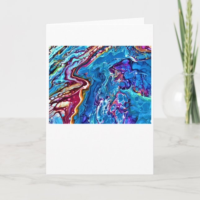 Étude de couleur abstraite 148, carte (Devant)