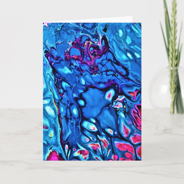 Étude de couleur Abstraite 171, carte (Devant)