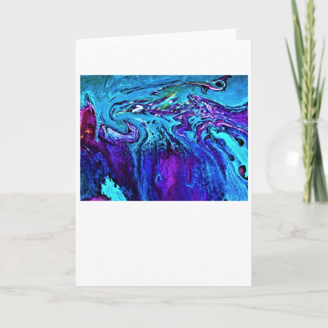 Étude de couleur Abstraite 17, carte (Devant)