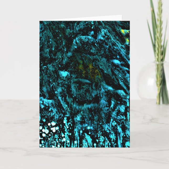 Étude de couleur Abstraite 18, carte (Devant)