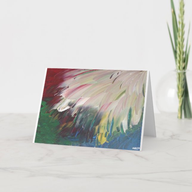 Étude de couleur Abstraite 1, carte (Devant)