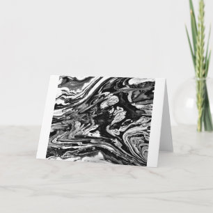 Étude de couleur abstraite 21 / Noir, Carte