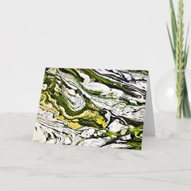 Étude de couleur Abstraite 22, carte (Devant)