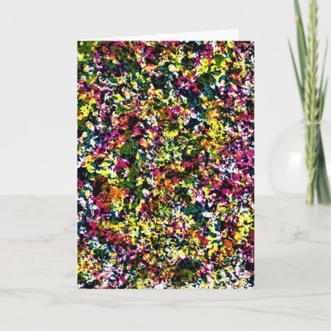 Étude de couleur Abstraite 24, carte (Devant)