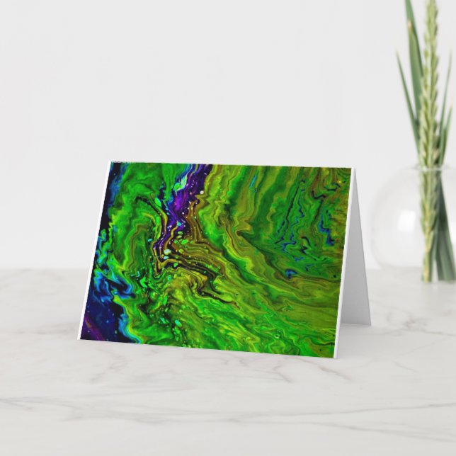 Étude de couleur abstraite 25, carte (Devant)