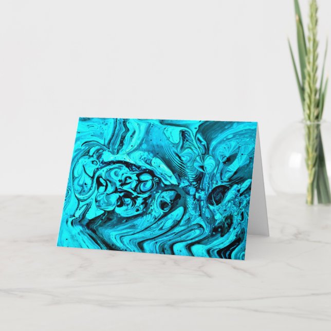 Étude de couleur Abstraite 27, carte (Devant)