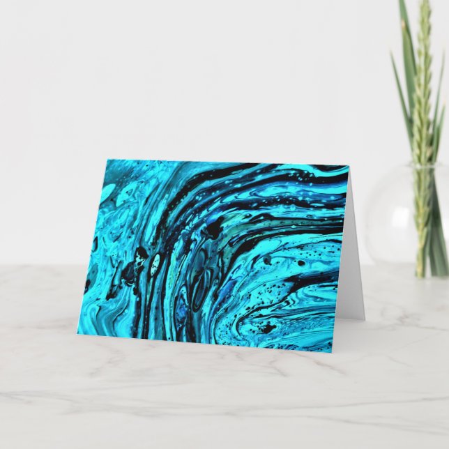 Étude de couleur Abstraite 29, carte (Devant)