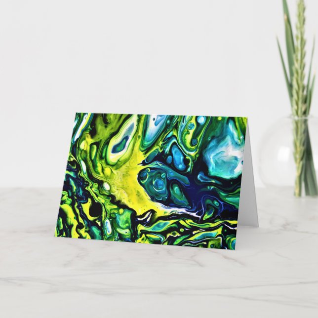 Étude de couleur Abstraite 313, carte (Devant)