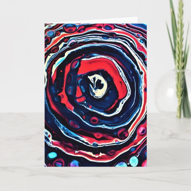 Étude de couleur abstraite 332, carte (Devant)