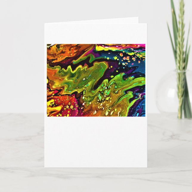 Étude de couleur Abstraite 3, carte (Devant)