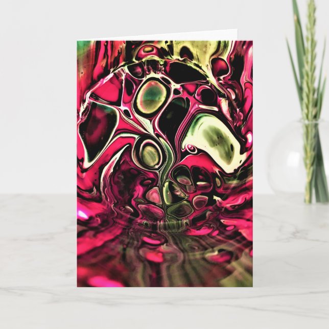 Étude de couleur Abstraite 430, carte (Devant)