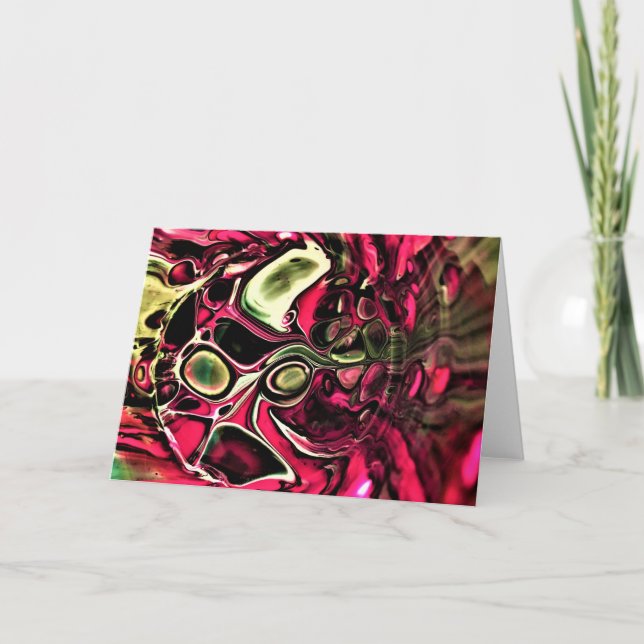 Étude de couleur Abstraite 430, carte (Devant)