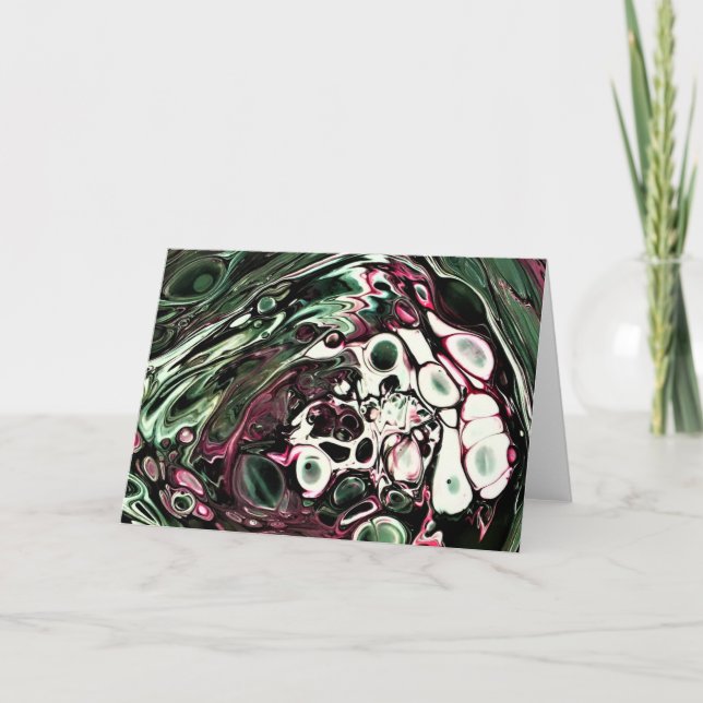 Étude de couleur Abstraite 436, carte (Devant)